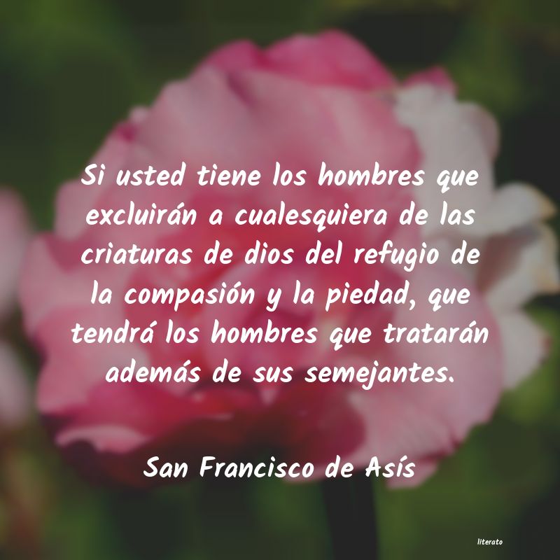 frases de San Francisco de AsÃs