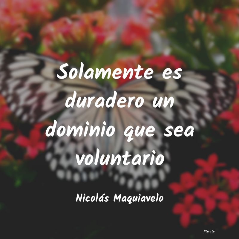 frases de Nicolás Maquiavelo