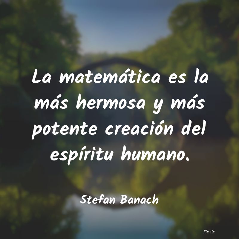 Frases de Stefan Banach