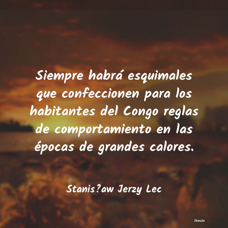 frases de StanisÅaw Jerzy Lec