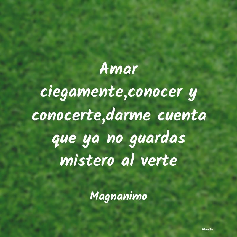 frases de Magnanimo
