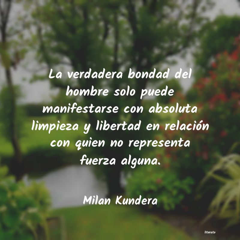 frases de Milan Kundera