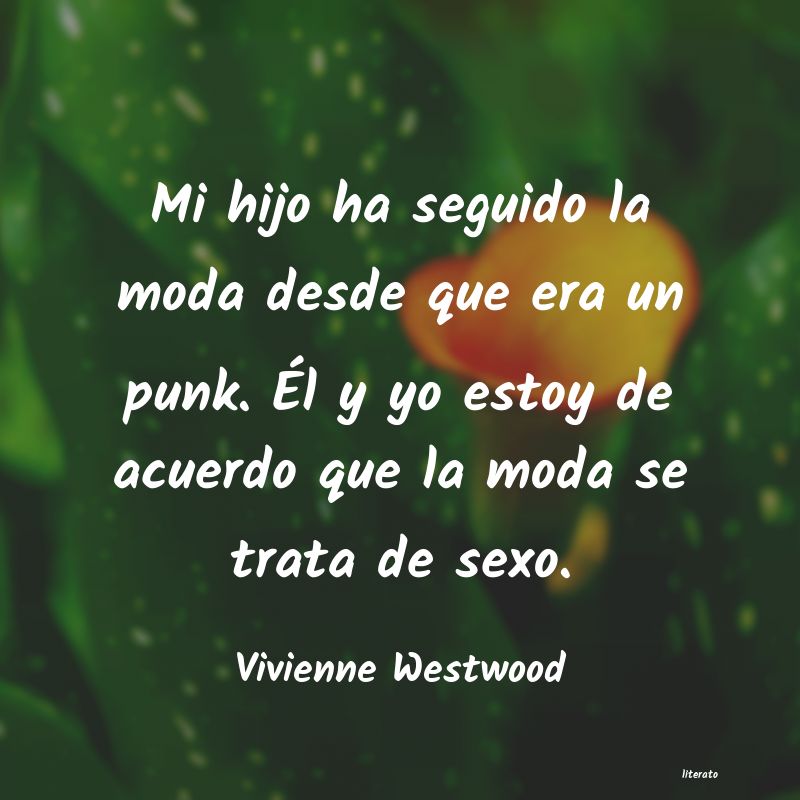 Frases de Vivienne Westwood