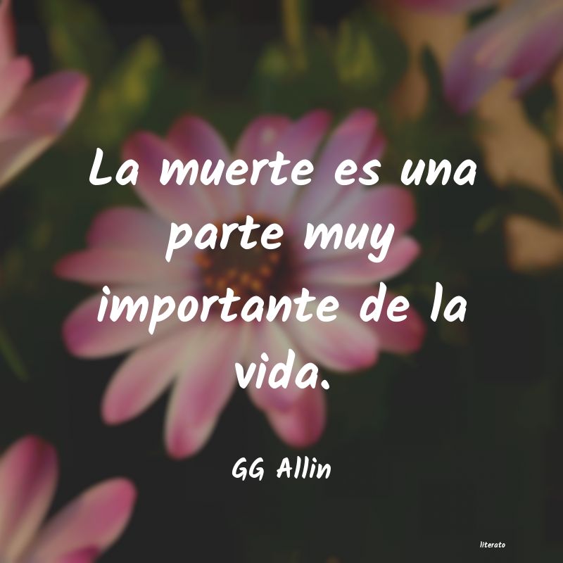 frases de GG Allin