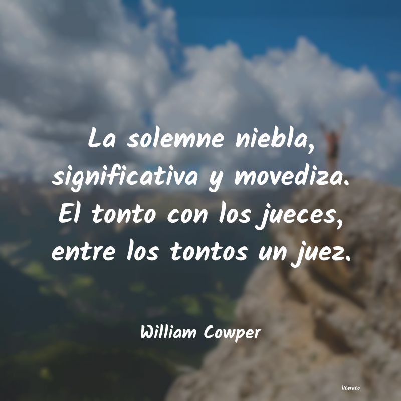 Frases de William Cowper