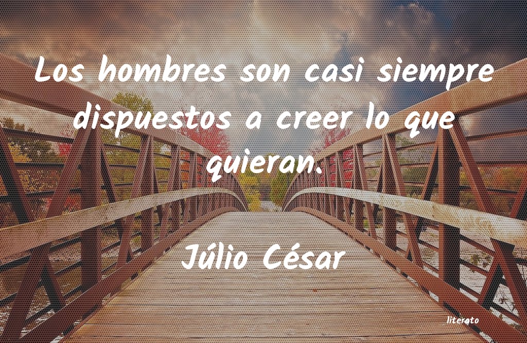 frases de Júlio César