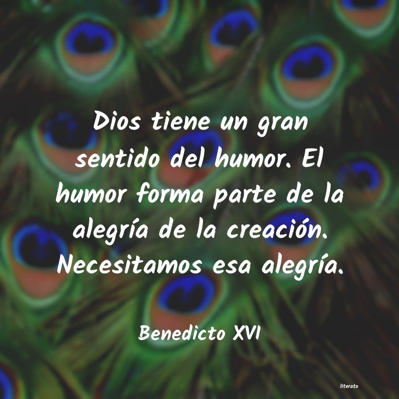 Frases de Benedicto XVI