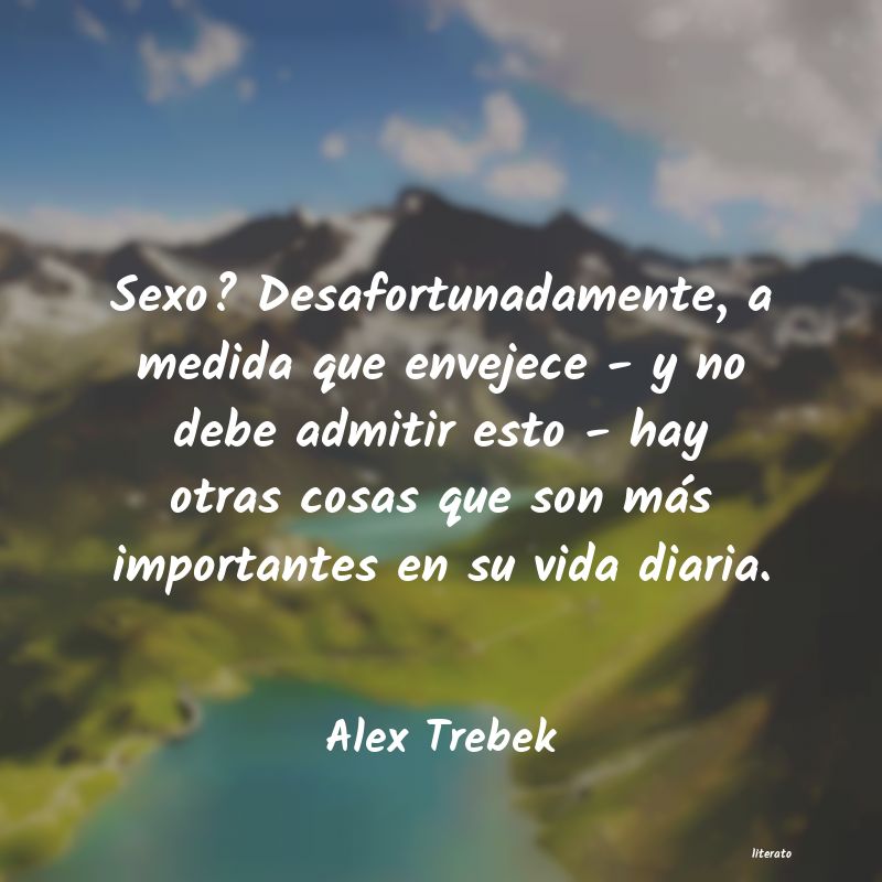 frases de Alex Trebek
