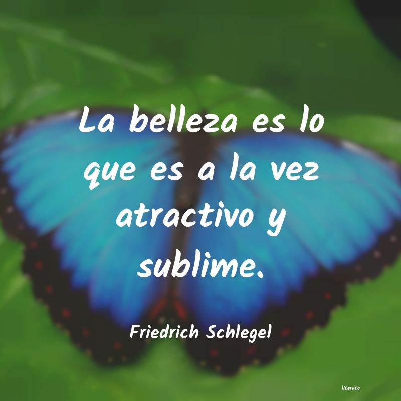 Frases de Friedrich Schlegel