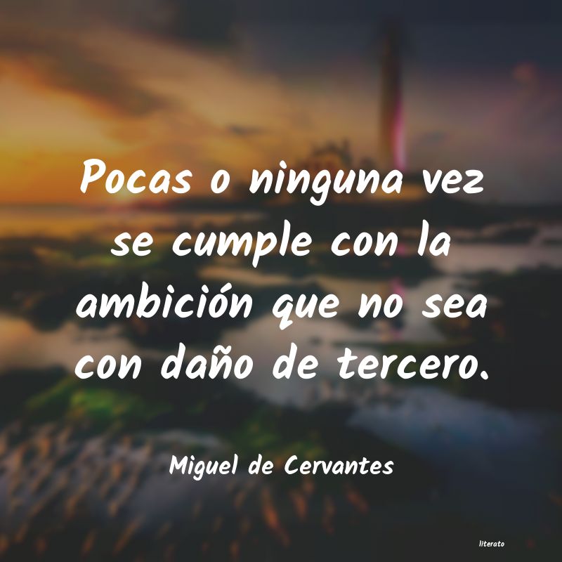 Frases de Miguel de Cervantes