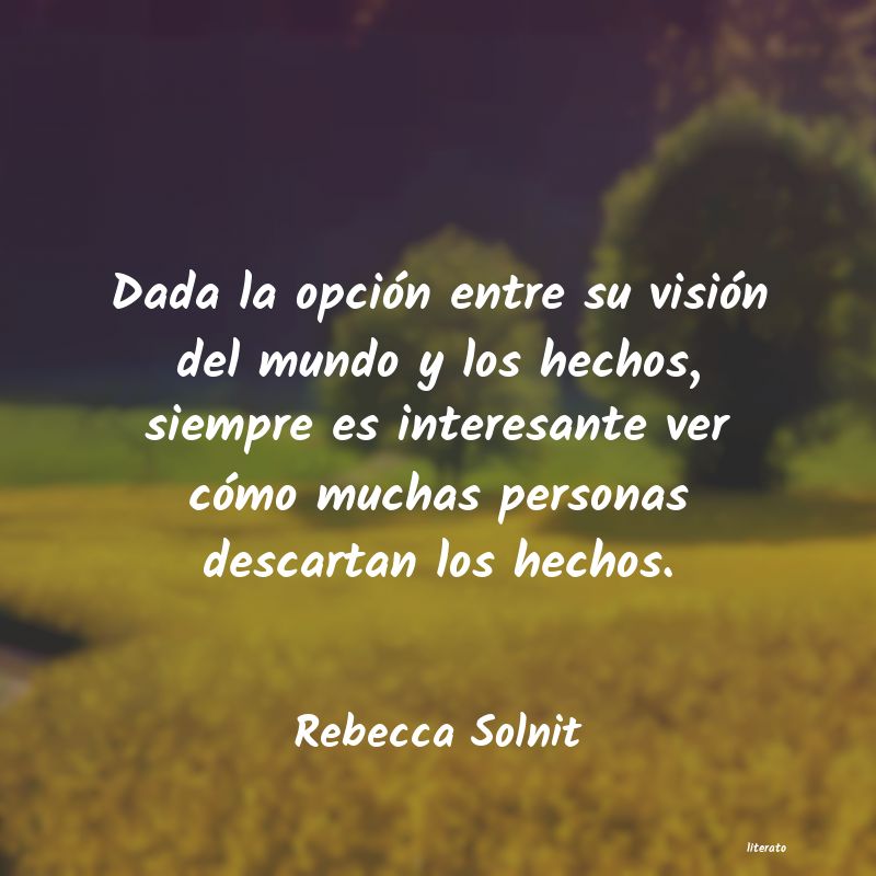 Frases de Rebecca Solnit