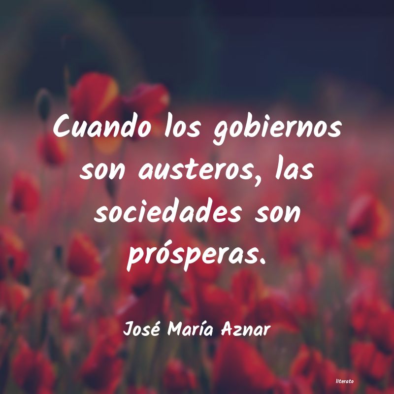 frases de José MarÃa Aznar