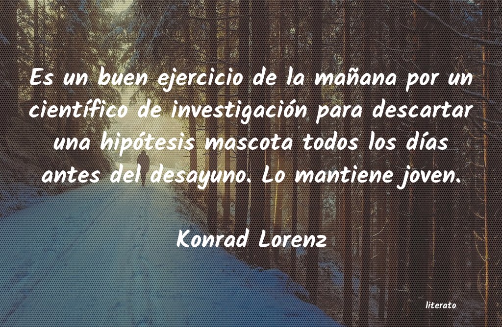 Frases de Konrad Lorenz