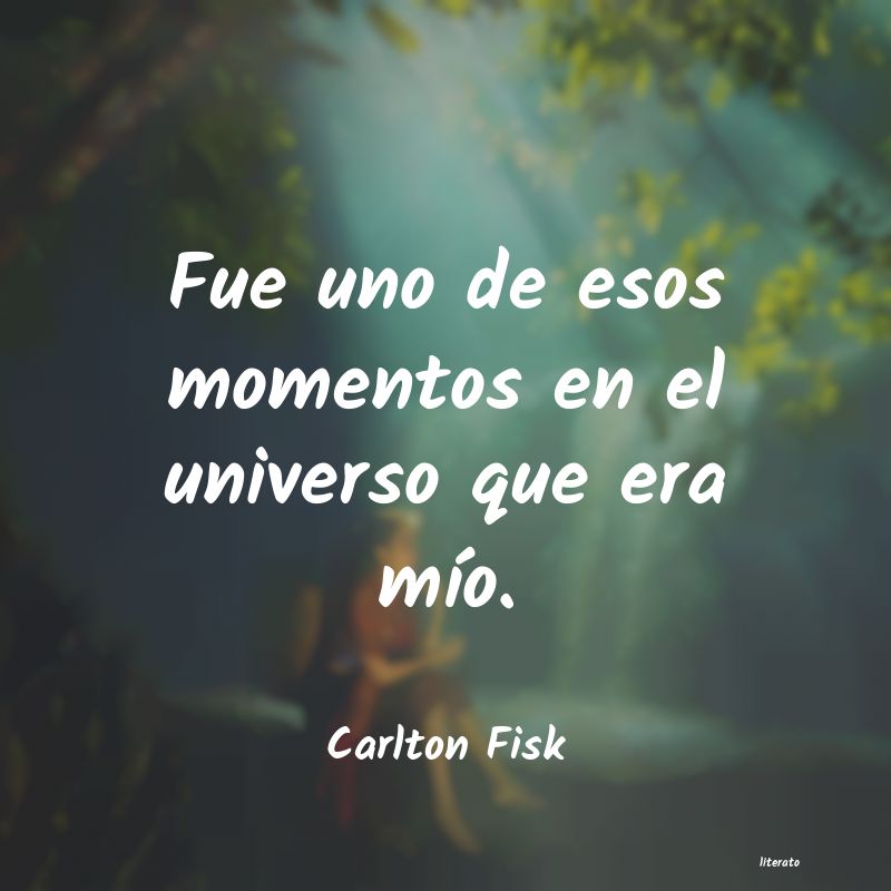 Frases de Carlton Fisk