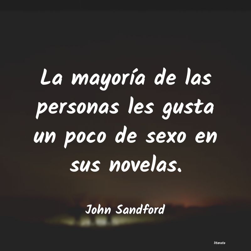 frases de John Sandford