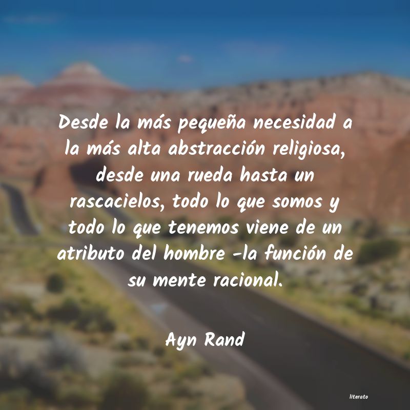 frases de Ayn Rand