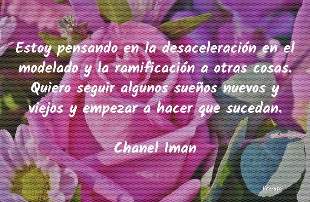 frases de Chanel Iman