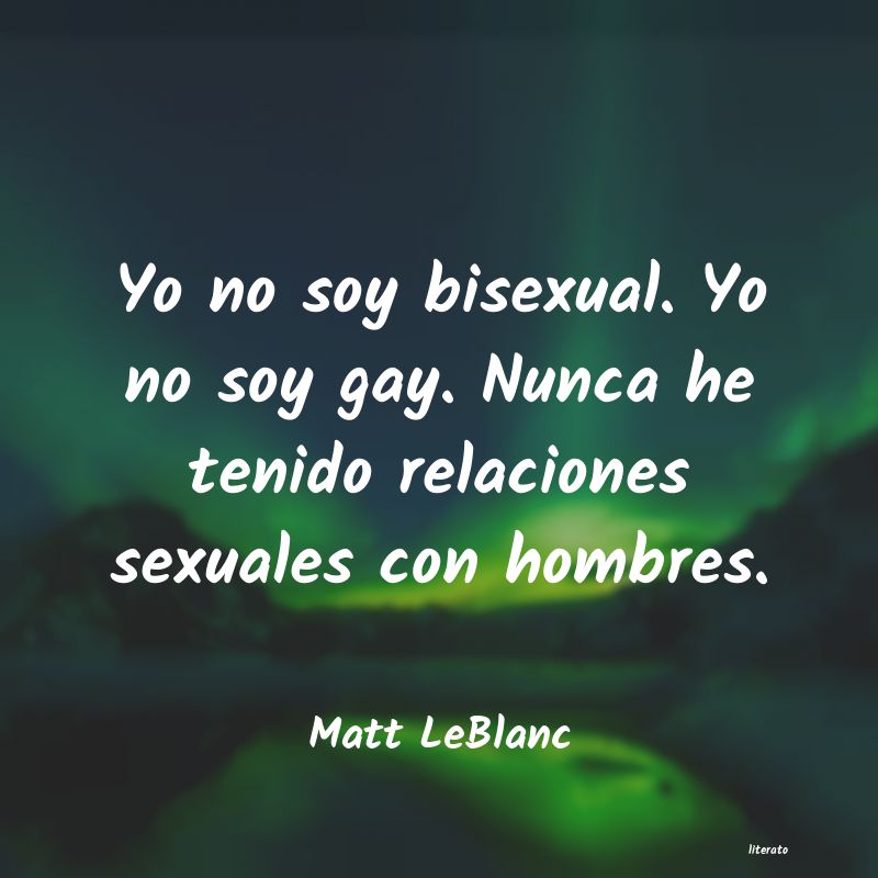 frases de Matt LeBlanc