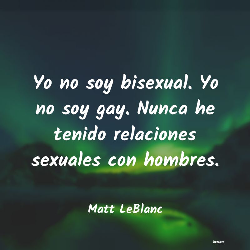 Frases de Matt LeBlanc