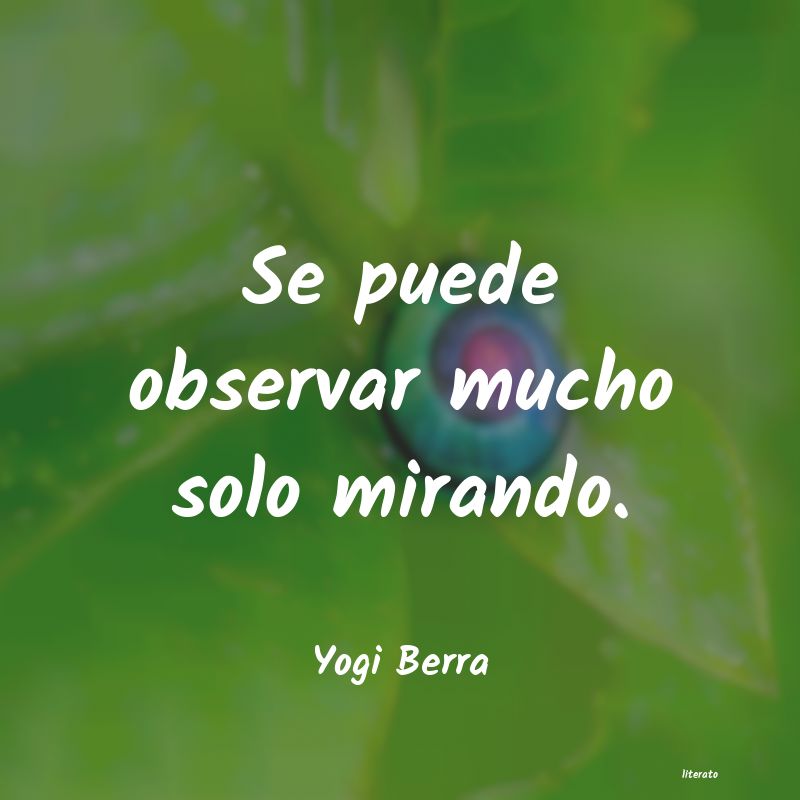 Frases de Yogi Berra