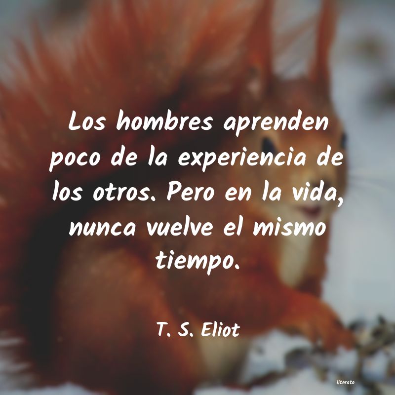 frases de T. S. Eliot
