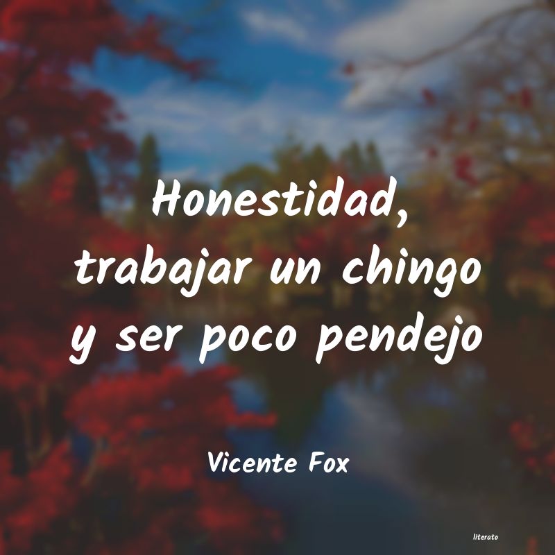 Frases de Vicente Fox