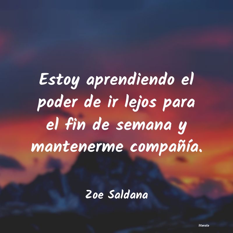 Frases de Zoe Saldana