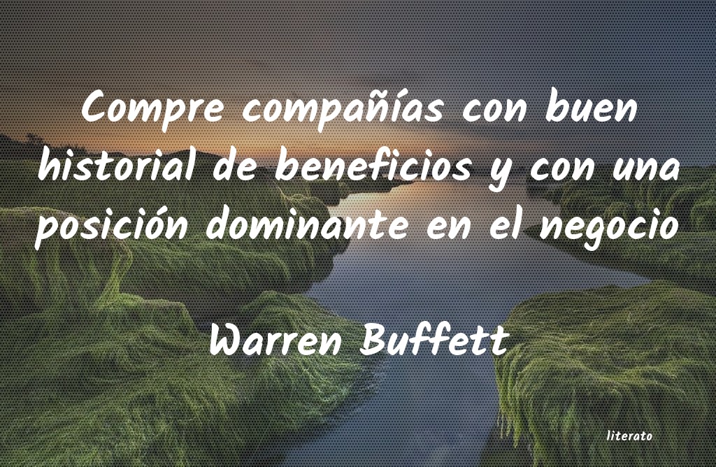 frases de Warren Buffett