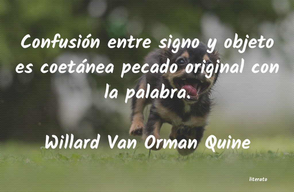 frases de Willard Van Orman Quine