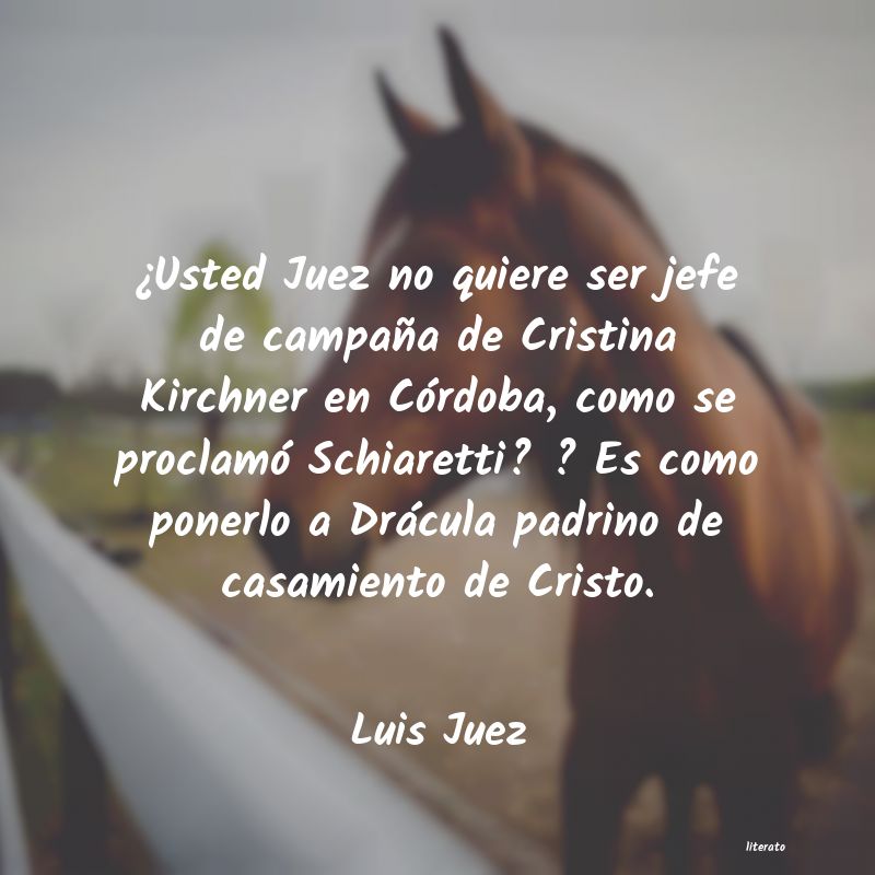 Frases de Luis Juez