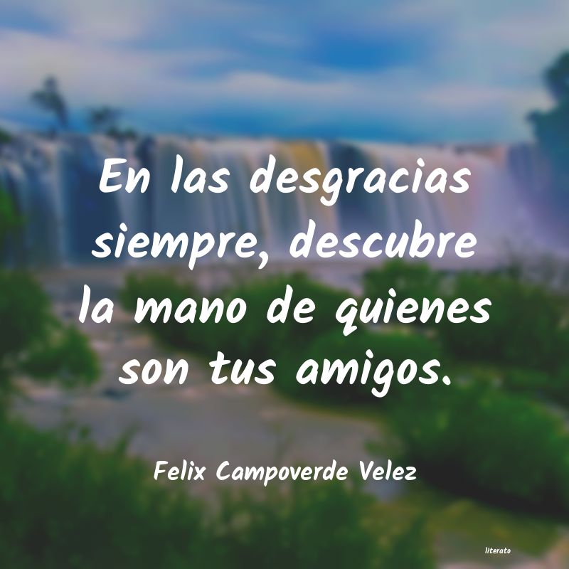 frases de Felix Campoverde Velez