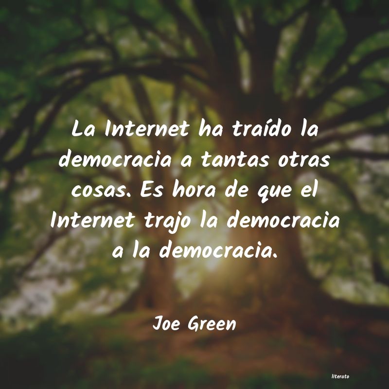 Frases de Joe Green