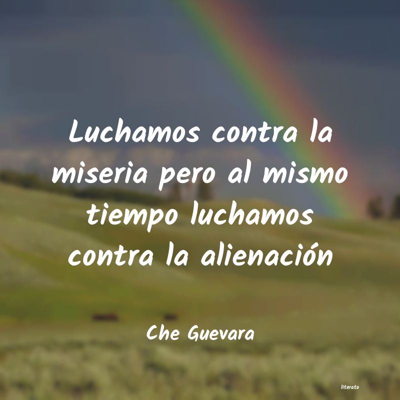 frases de Che Guevara