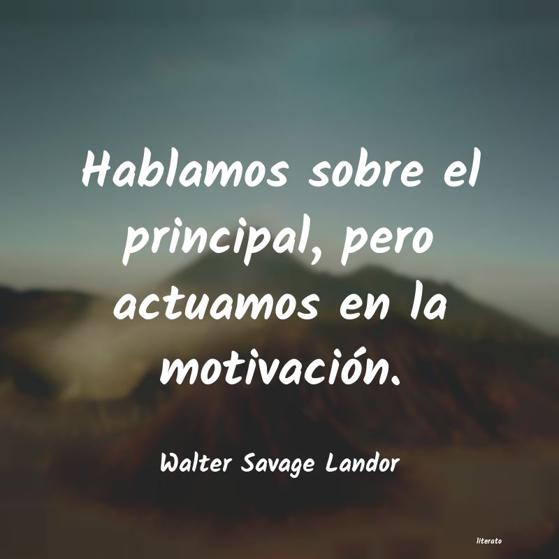 frases de Walter Savage Landor
