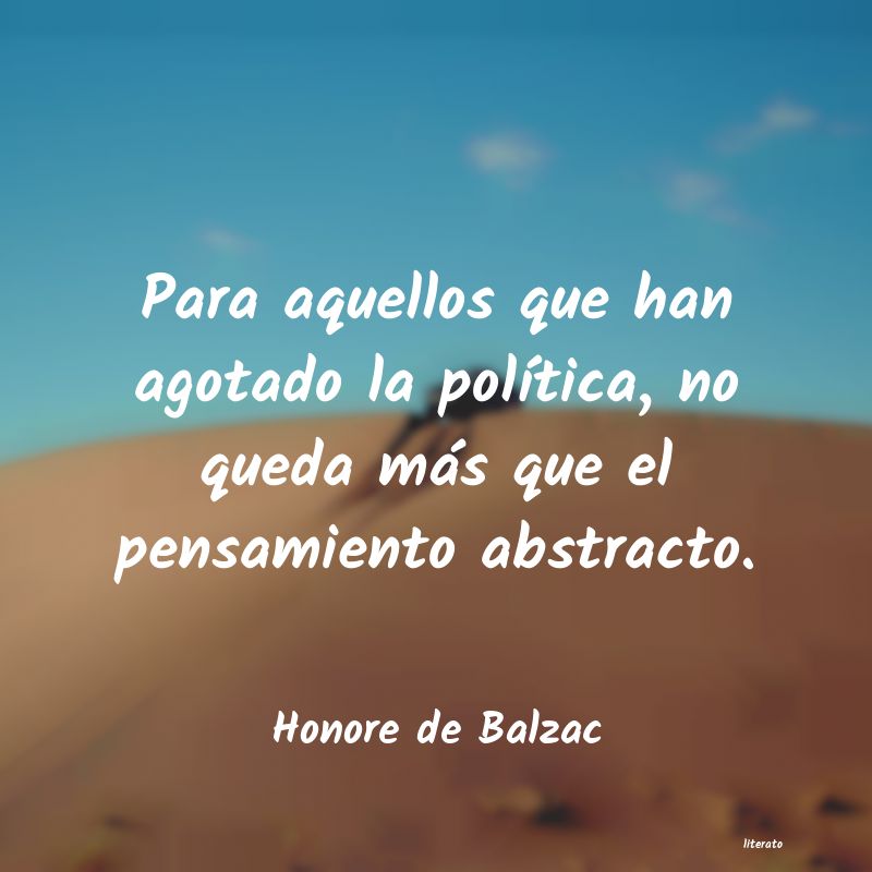 Frases de Honore de Balzac