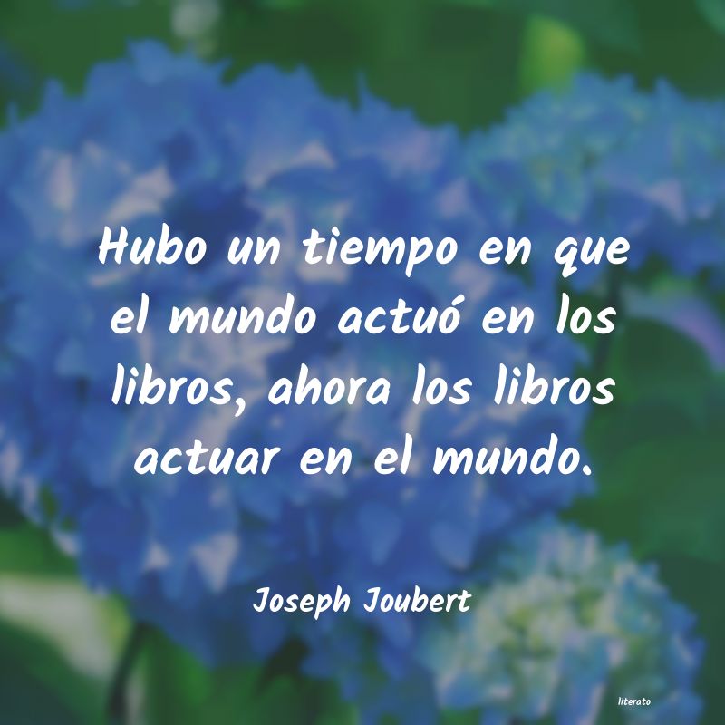 Frases de Joseph Joubert