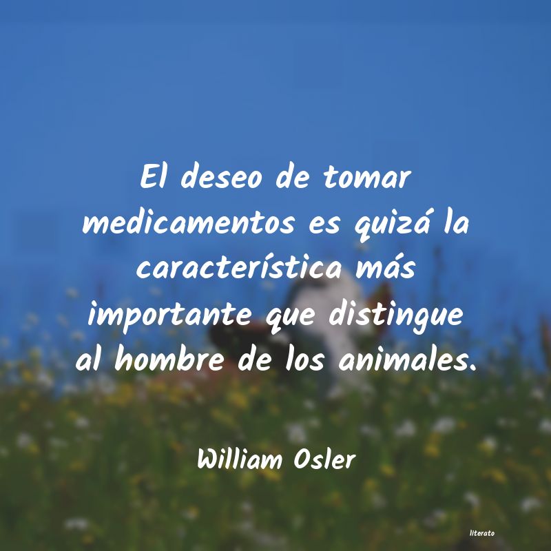 frases de William Osler