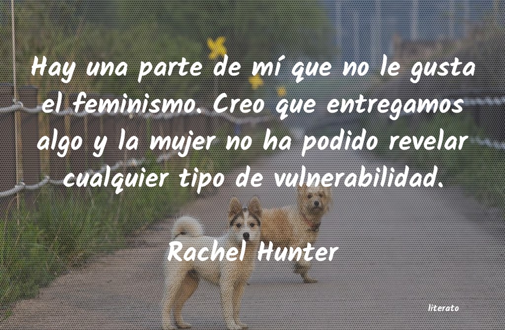 Frases de Rachel Hunter