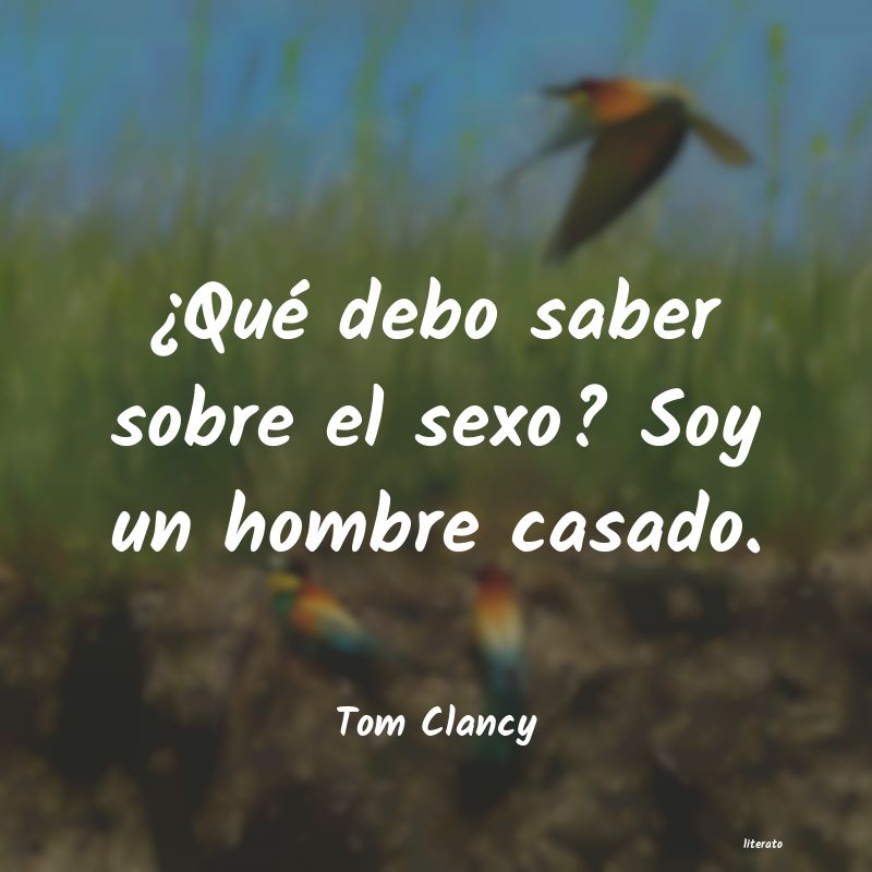 frases de Tom Clancy