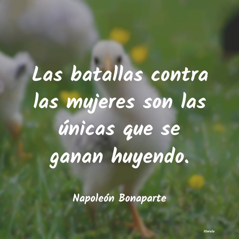 Frases de Napoleón Bonaparte