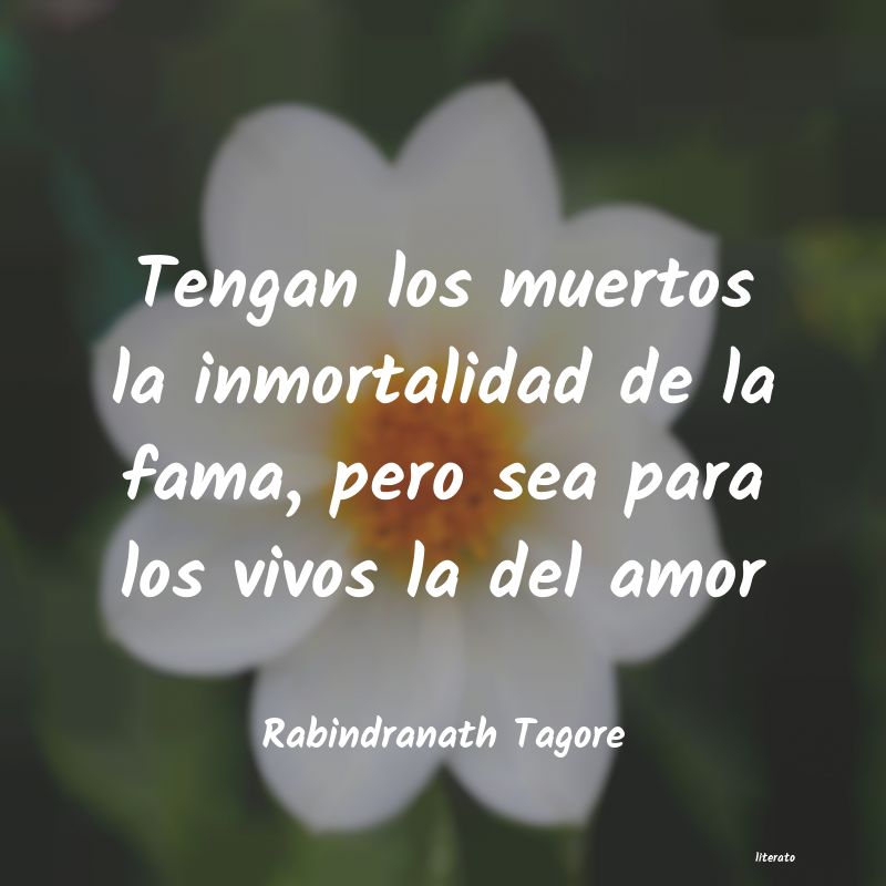 Frases de Rabindranath Tagore