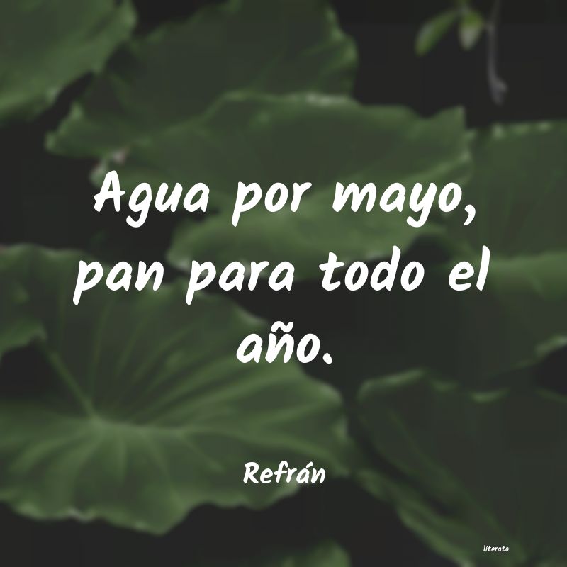 Frases de Refrán