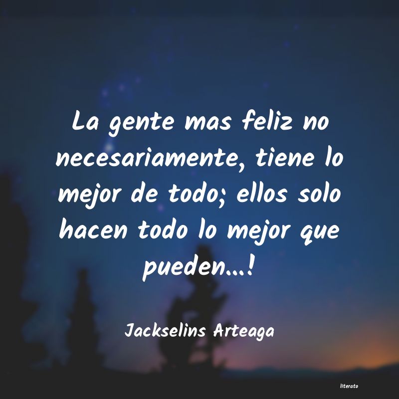 Frases de Jackselins Arteaga