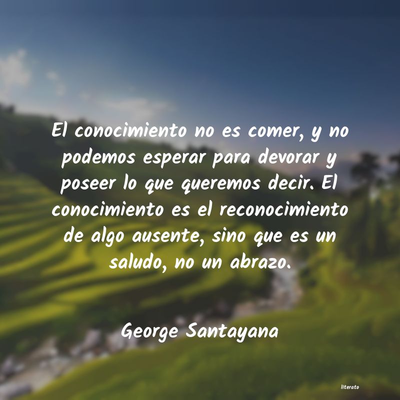 Frases de George Santayana