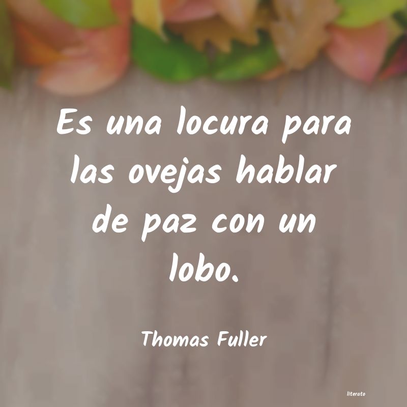 frases de Thomas Fuller