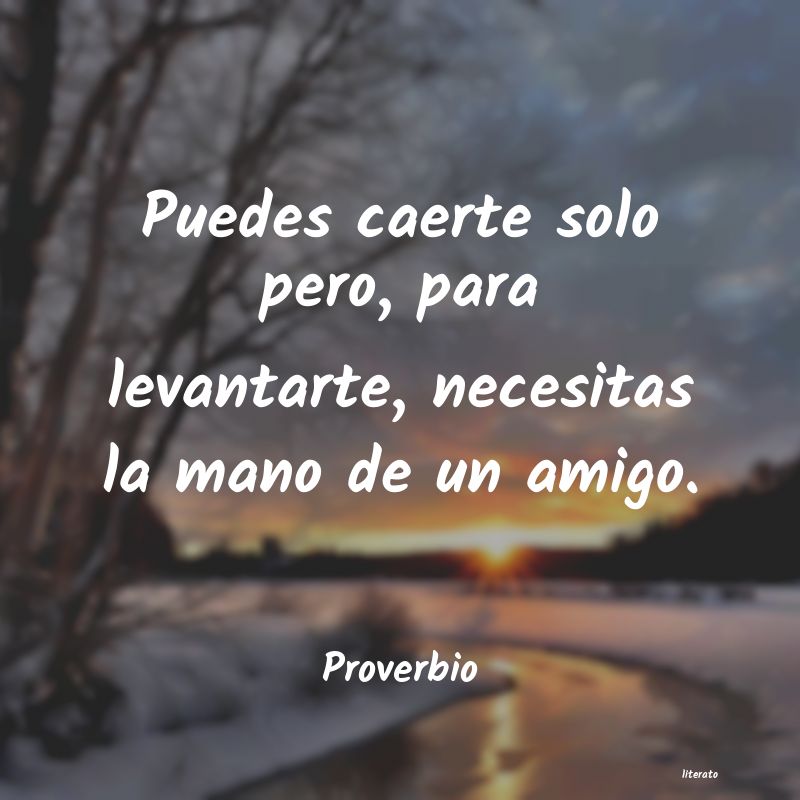 Frases de Proverbio