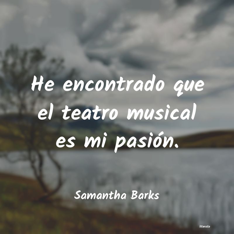 Frases de Samantha Barks