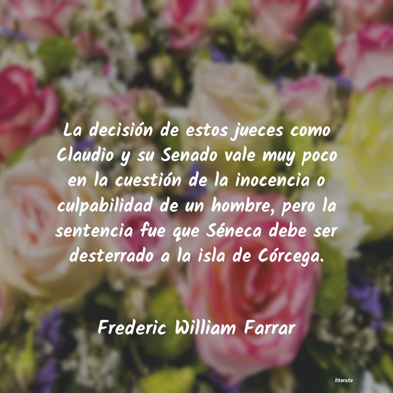 Frases de Frederic William Farrar