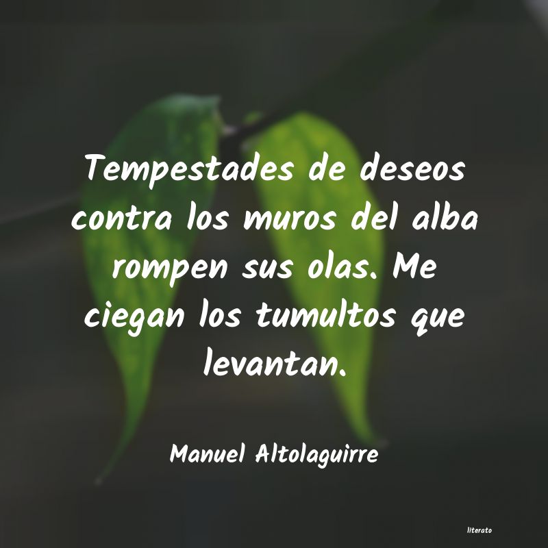 frases de Manuel Altolaguirre