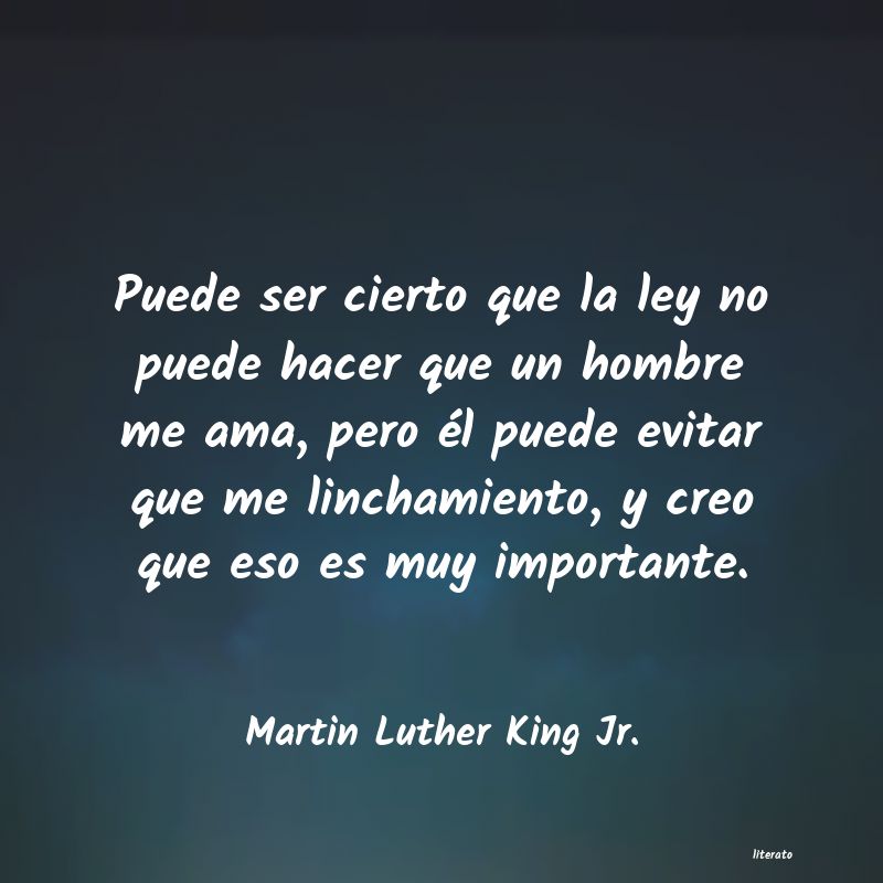 Frases de Martin Luther King Jr.